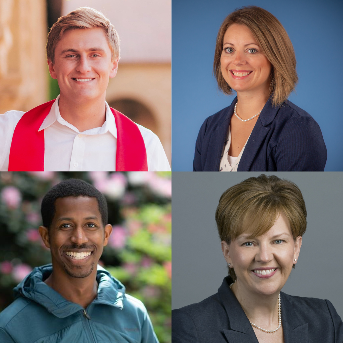 Conrad Safranek (top left), Dr. Amanda Kirkpatrick (top right), Dr. Justin Bullock (bottom left), Dr. Holly Humphrey (bottom right)