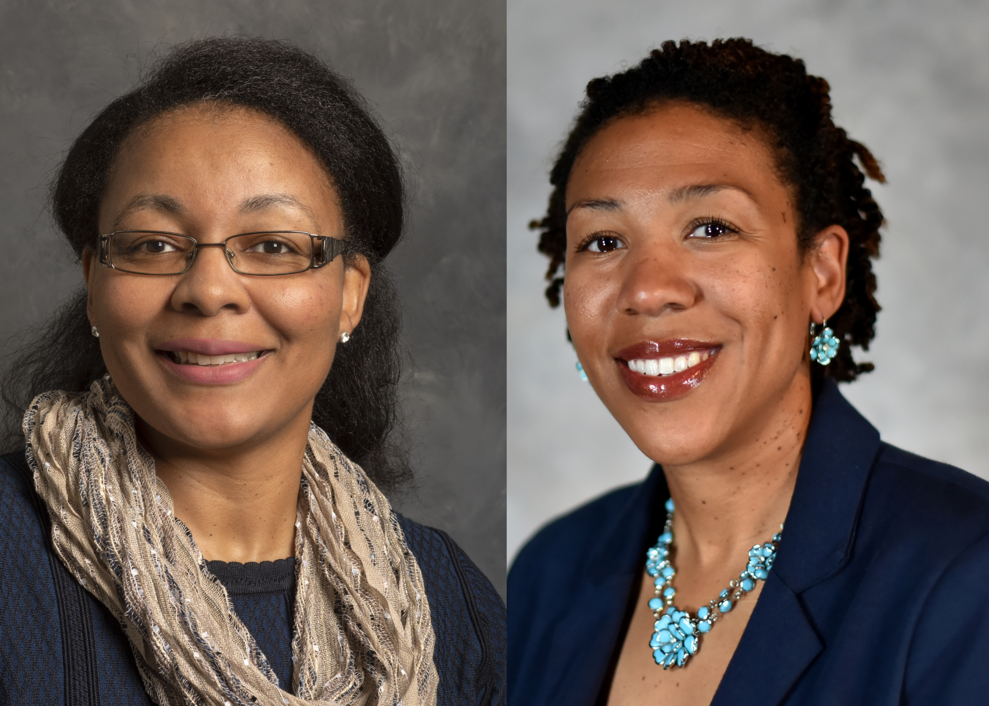 The headshots of Drs. Coretta Jenerette and Danica Fulbright Sumpter
